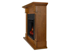 Kipling Electric Fireplace Mantel Package in Burnished Oak