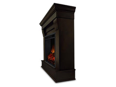 Chateau Electric Fireplace Mantel Package in Dark Walnut